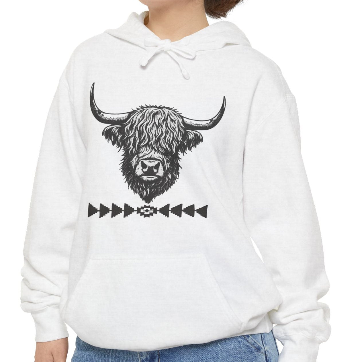 Highland Cow Comfort Colors Hoodie