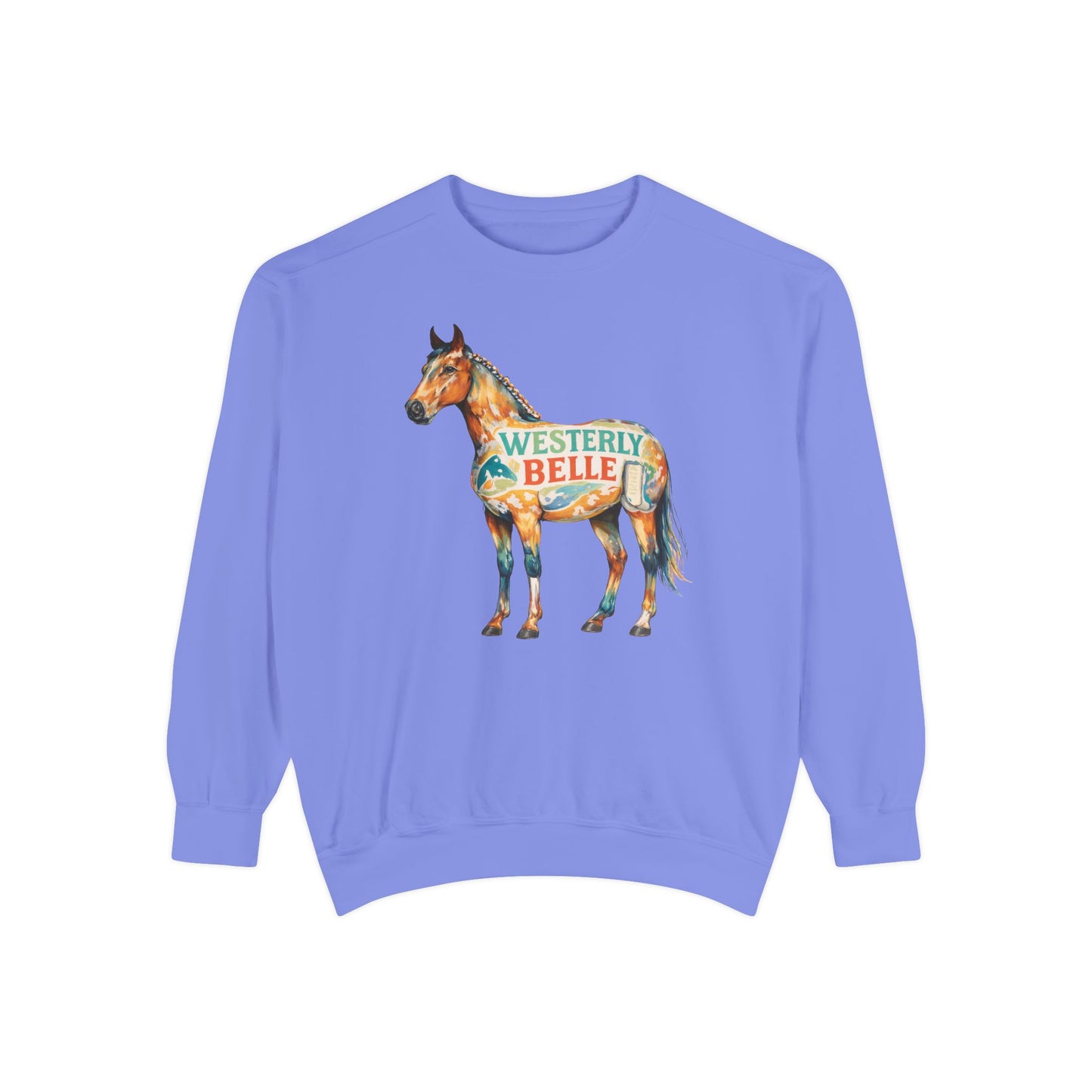Wild Painted Bell Comfort Colors Sweatshirt