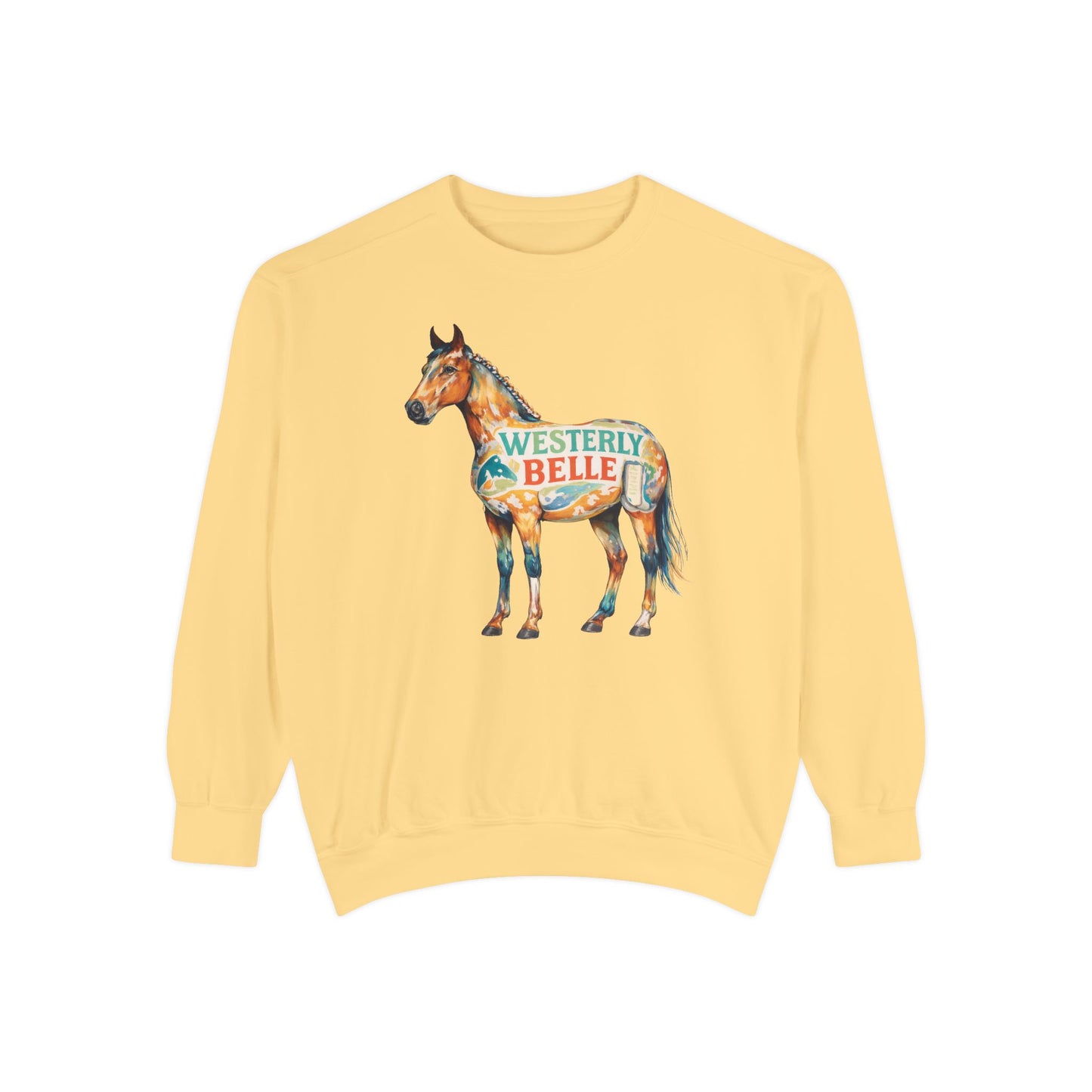 Wild Painted Bell Comfort Colors Sweatshirt