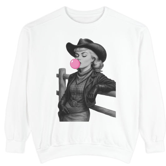 Bubble Gum Outlaw Comfort Colors Sweatshirt