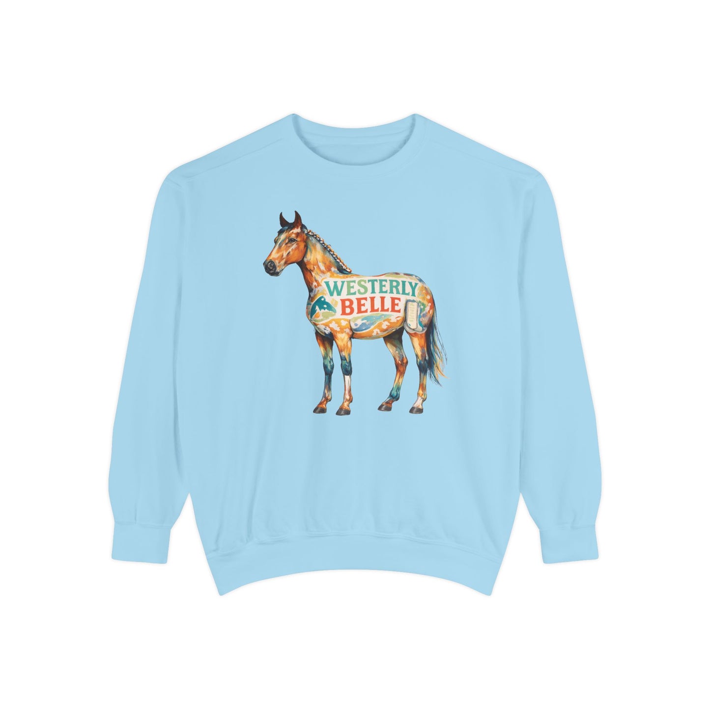 Wild Painted Bell Comfort Colors Sweatshirt
