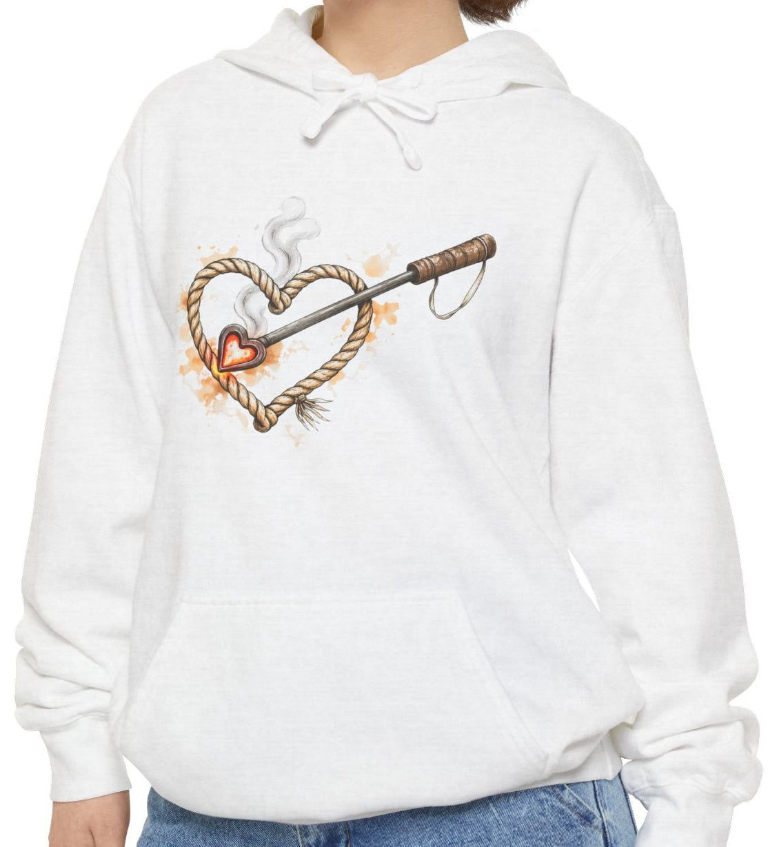 Branded Heart Comfort Colors Hoodie