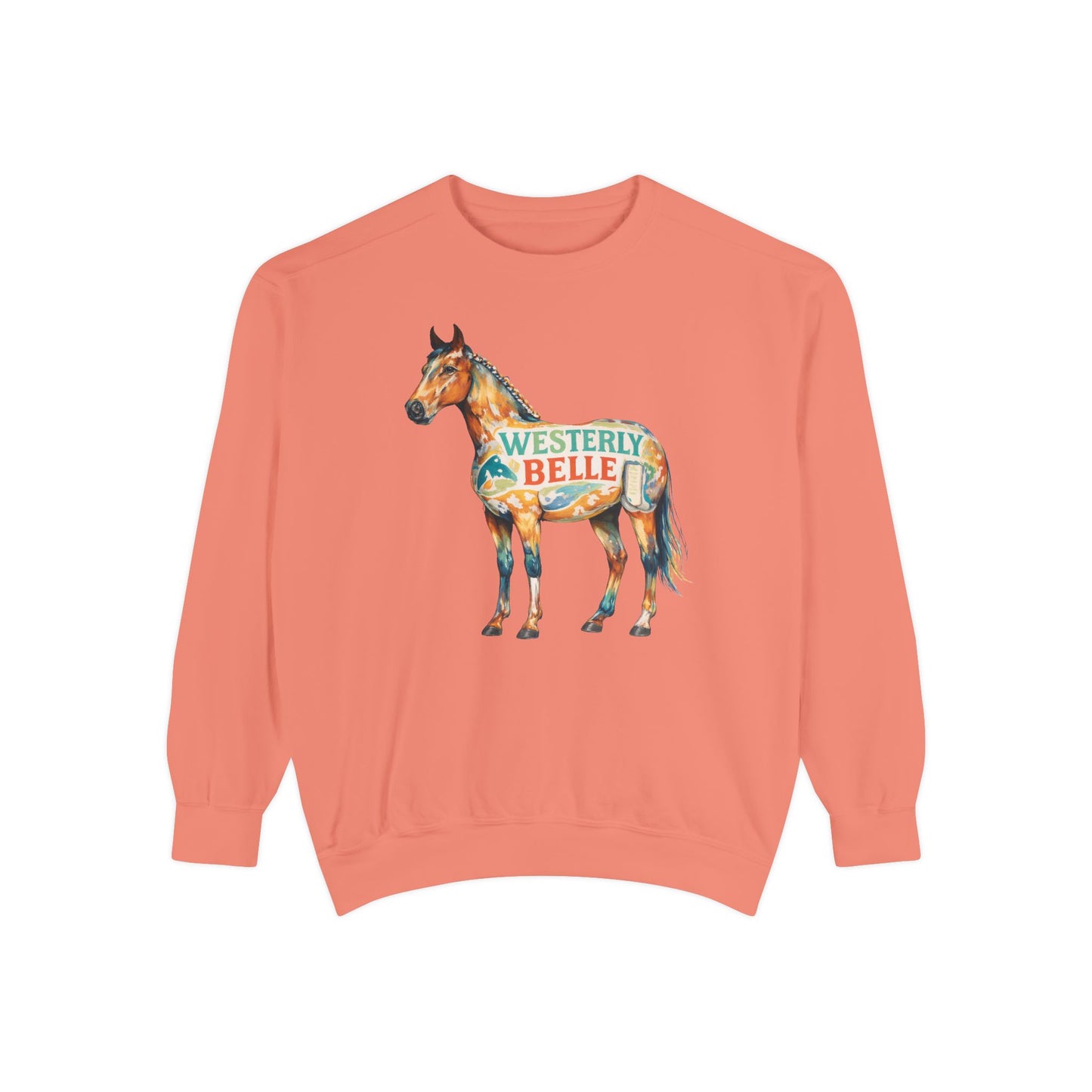 Wild Painted Bell Comfort Colors Sweatshirt