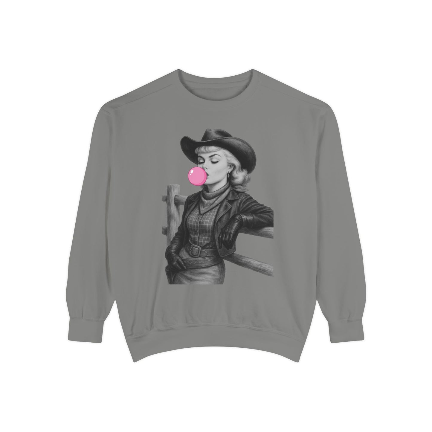 Bubble Gum Outlaw Comfort Colors Sweatshirt