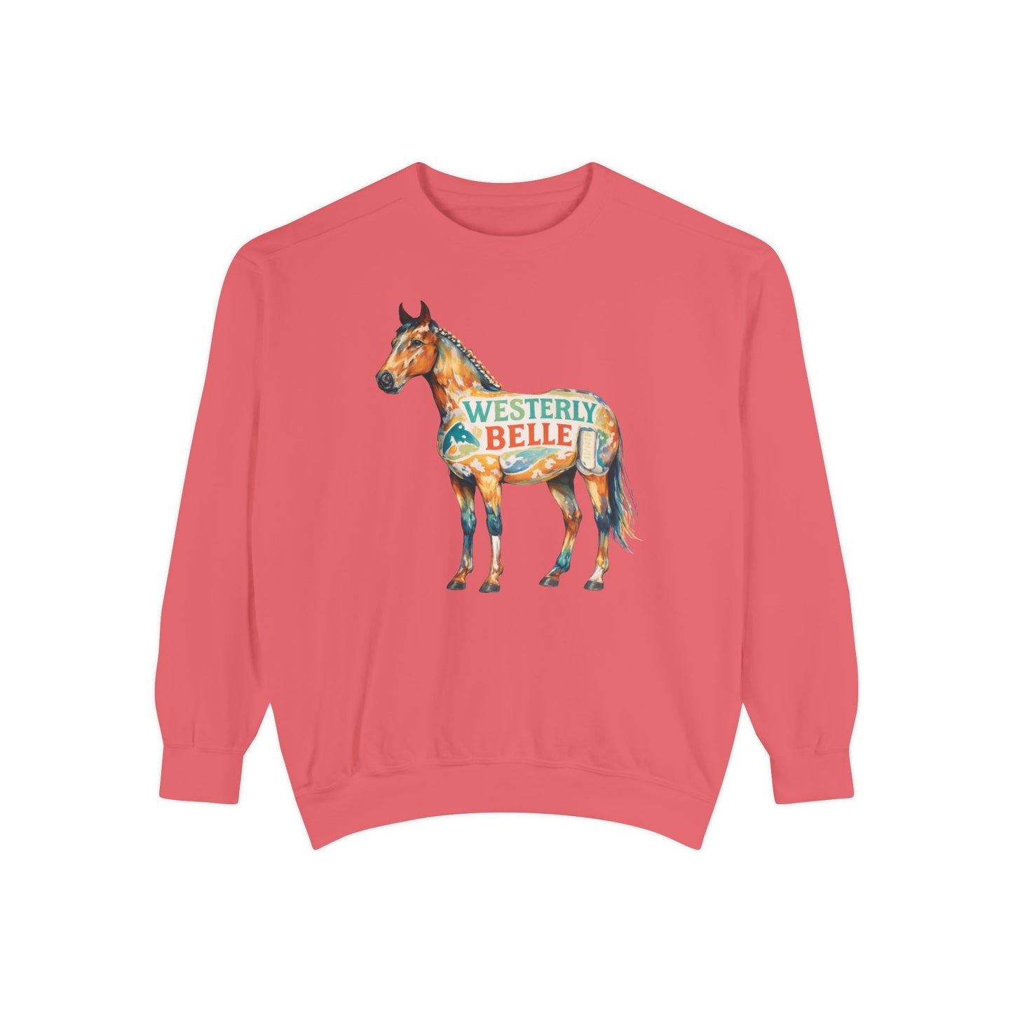 Wild Painted Bell Comfort Colors Sweatshirt