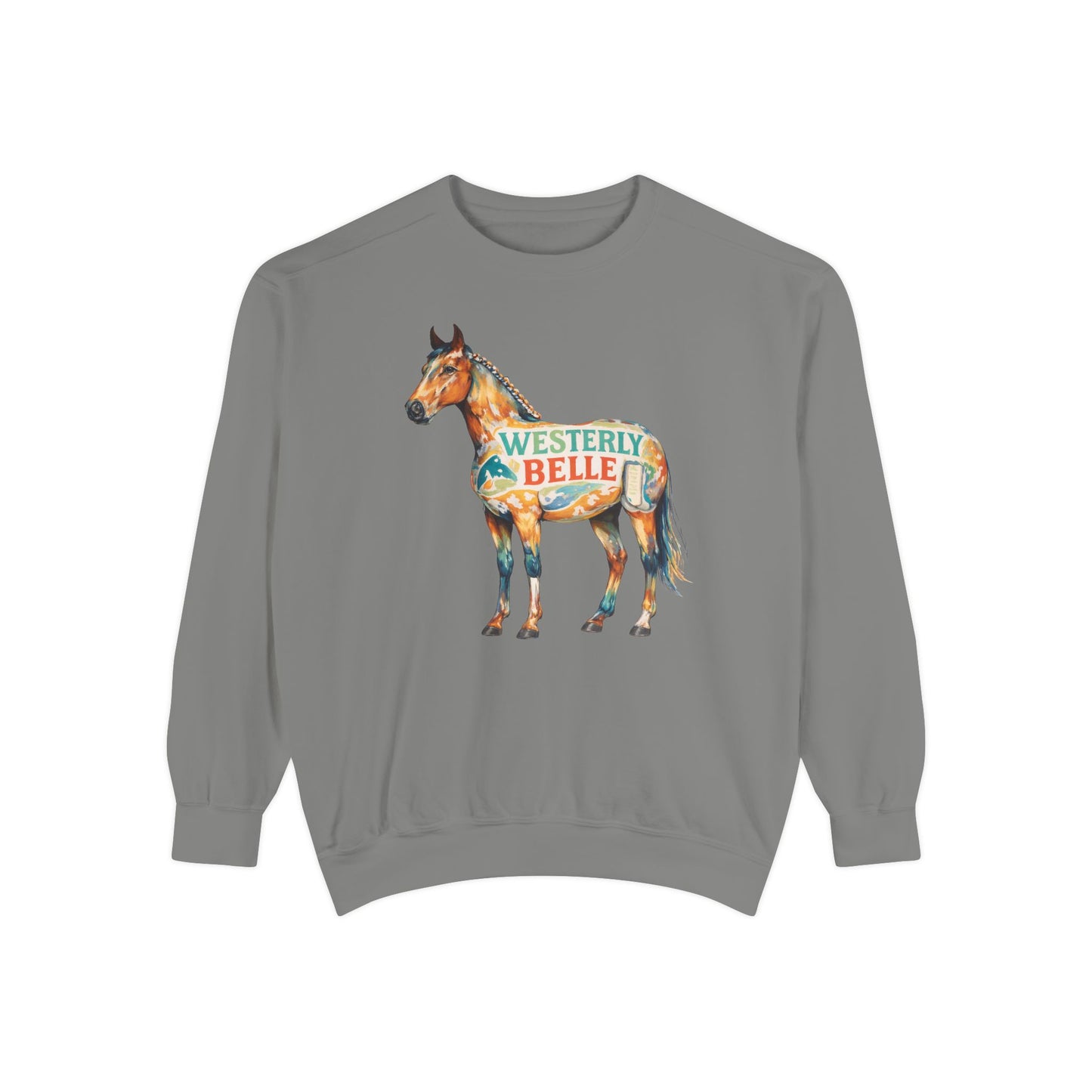 Wild Painted Bell Comfort Colors Sweatshirt